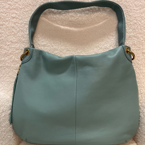 HOBO - Fern Tote Purse Leather Straps Pale Green NWT - Picture 2 of 9